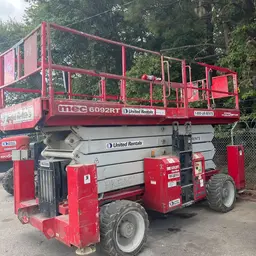2017 MEC 6092RT Rough Terrain Scissor Lift