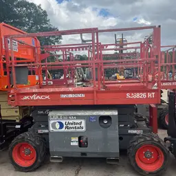 2018 Skyjack SJ6826RT Rough Terrain Scissor Lift