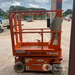 2021 Snorkel TM16E Self-Propelled One-Person Lift